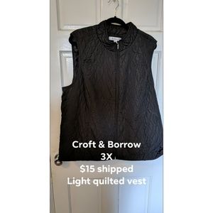 Light quilted vest